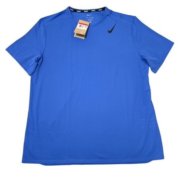 Nike AeroSwift Men's Dri-FIT ADV Short-Sleeve Running Blue HJ3377-411 Men Large - Picture 1 of 7